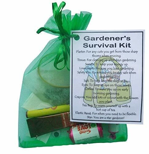 SMILE GIFTS UK Gardener Survival Kit Gift - Novelty Gift for Gardener - Christmas Garden Gift