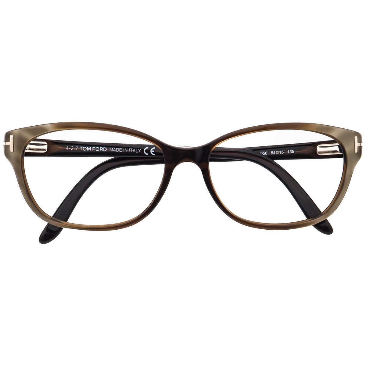 Tom Ford Eyeglasses TF 5142 050 Olive Brown Semi Cat Eye  display picture 3