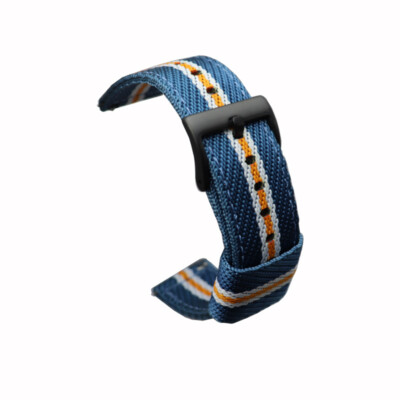 Premium Nylon Canvas Watch Strap Band Military Universal 20/22mm Quick-Release