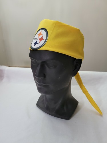 Gorra quirúrgica con logotipo de los Pittsburgh Steelers de la NFL - Imagen 6 de 8