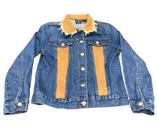 Lighthouse Apparel Denim Jacket Women S Faux Suede Design Western Style