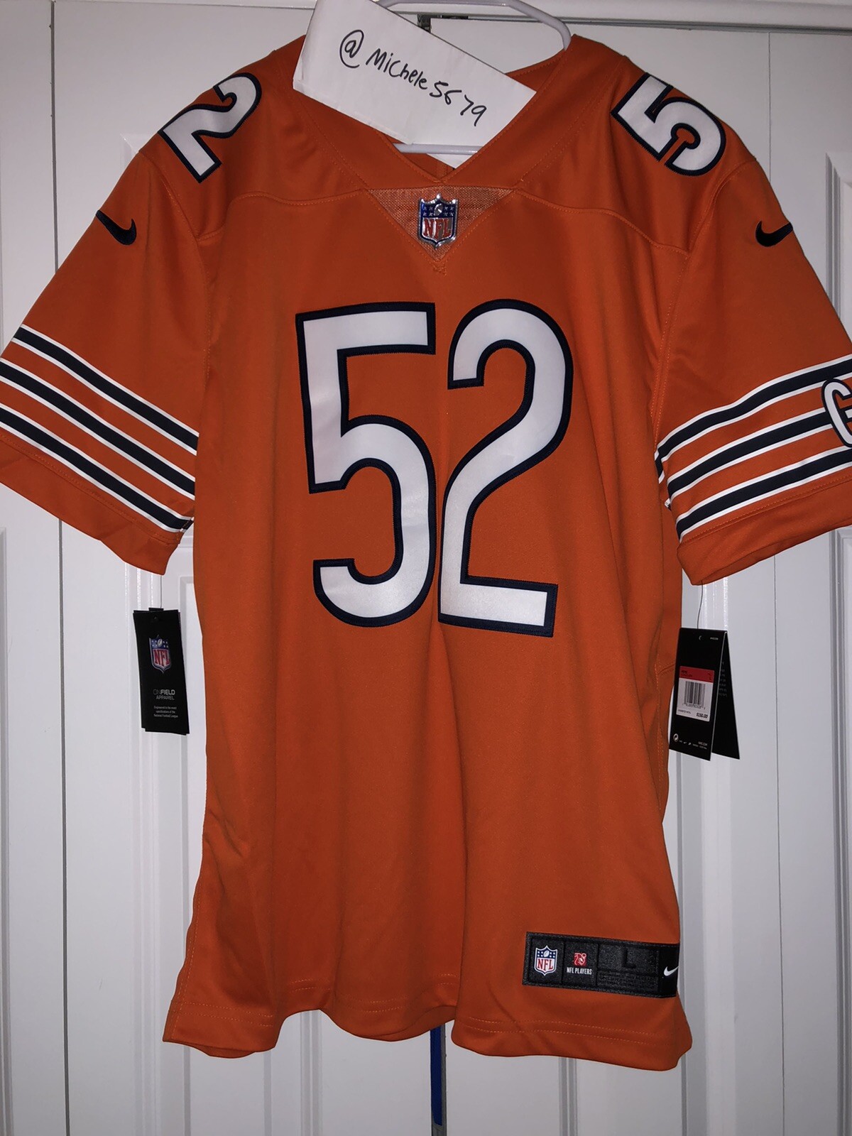 khalil mack orange bears jersey