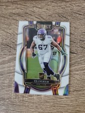 2022 Select Football Ed Ingram RC WHITE Prizm Club Level 27/35 Vikings Rookie SP