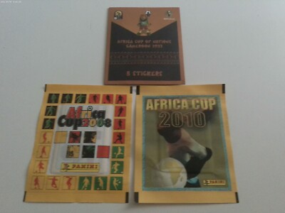 Cup Of Nations Afrika 2008 2010 & 2022 Sealed Sticker Paket Pack Panini Sphinx