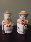 Shawnee Pottery Farmer And Sowly Pig Salt And Pepper