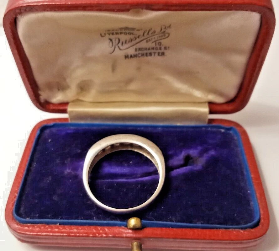 Stupendo ANELLO in ARGENTO Sterling 925 con zirconi bianchi Vera Fede mis 15 - Immagine 3 di 4