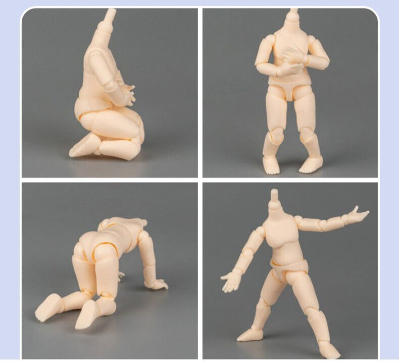 BJD doll body 27cm 3D model 3D printable