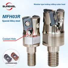 MFH03R fast feed locking tooth type milling cutter head LOGU030310ER Inserts