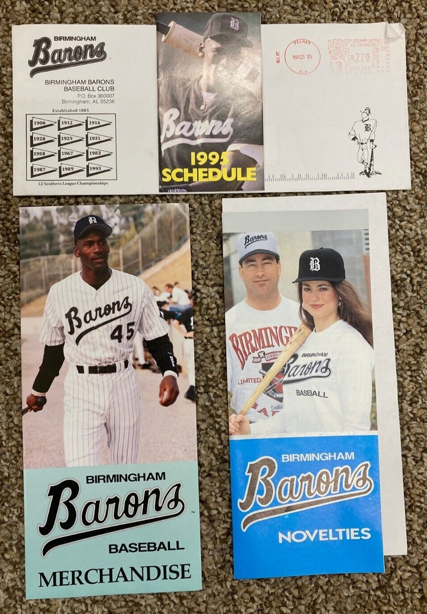 BRAND NEW 1995 Birmingham Barron's w/Michael Jordan Schedule plus