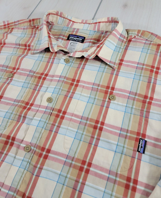 PATAGONIA L/S Button Up 100% Organic Cotton Shirt Multicolor Plaid