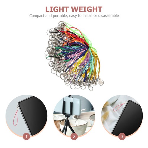 200 Pcs Accessoires De Lanières Téléphonie Mobile Manquer Dragonne - Zdjęcie 11 z 12