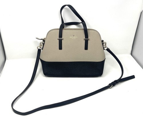 Kate Spade NY Grand Street Rachelle Cream And Black Color Block