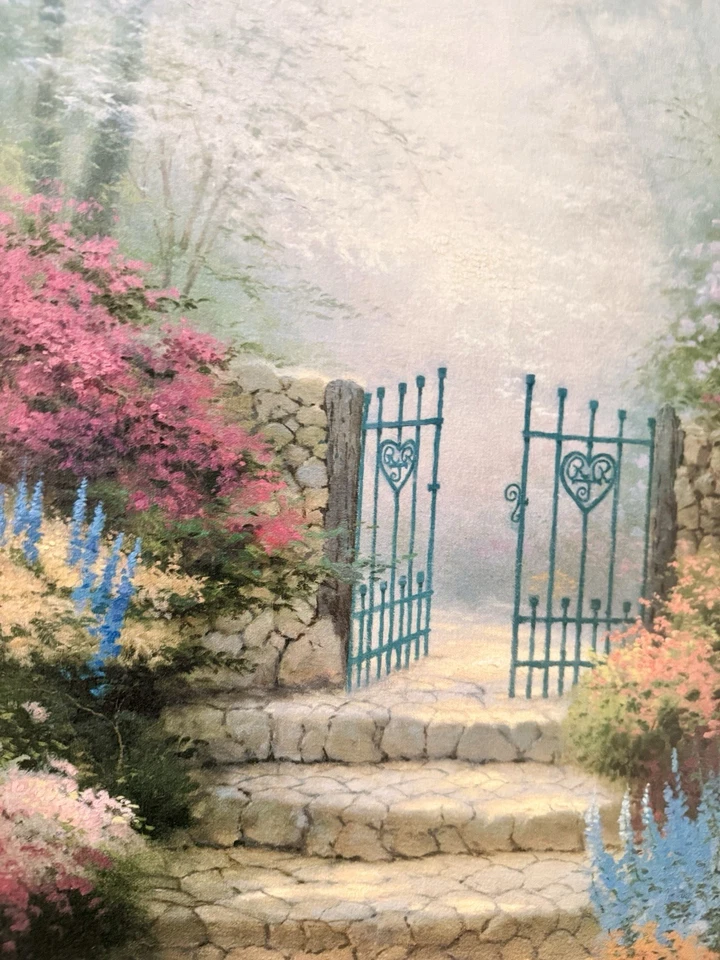 Thomas Kinkade Garden of Promise Rare Limited Edition Artist Proof On Canvas COA - Image 4 of 4