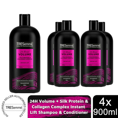 TRESemme 24 Hour Body Volume Shampoo - 4er Pack - 900ml