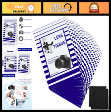1500 Pcs Lens Cleaning Paper  2 Double-Sided Cloths for Cameras, Glasses, Scree