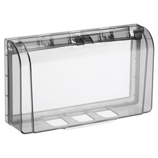 1pcs Outdoor Plug Cover Protector Outlet Box Transparent Black for Bathroom