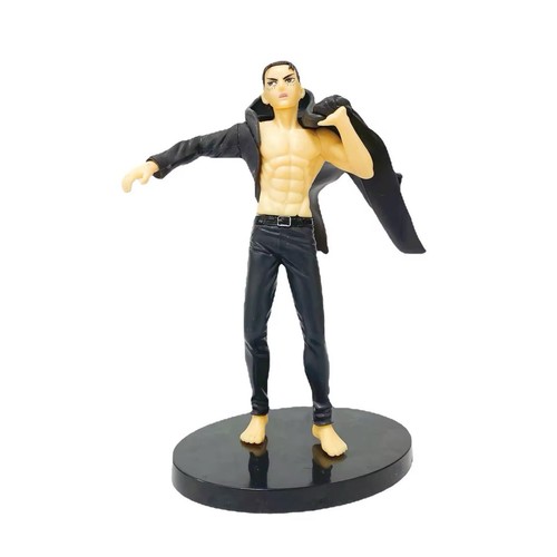 Anime Eren Jaeger Figure Final Season Black Cloak Dress Up Model Toy Anime 18cm - Picture 2 of 4