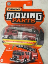 NEW 2024 Matchbox Moving Parts Red SEAGRAVE FIRE TRUCK Rescue Ladder