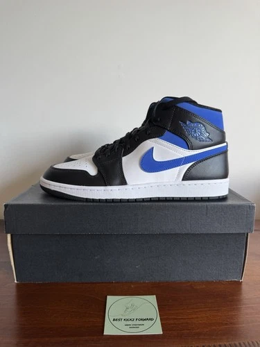 Nike Air Jordan 1 Retro Mid "Racer Blue" Size US10 Men's