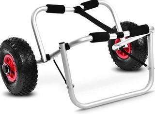 Kayak Canoe Trolley with Tie Strap and Extra Large Wheels Transporting NR