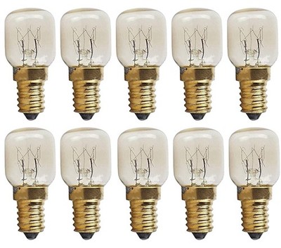 E14 T22 15W Oven Light Bulb - Microwave 300 High Temperature Warm White Incan...