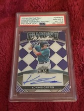 2024 Leaf Metal Konnor Griffin Diamond Wonders Purple Prismatic Auto’d DWKG1 /15