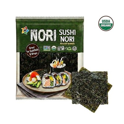 Organic Sushi Nori Sheets - 160 Full Sheets Bulk Pack