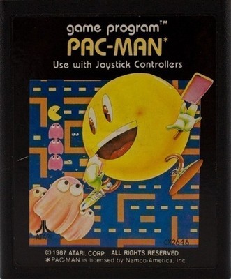 Atari 2600 - Pac-Man #Blacklabel V2 mit OVP OVP beschädigt