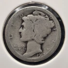 1917-S Mercury Silver Dime | BETTER DATE | ***Many No Reservation Auction***