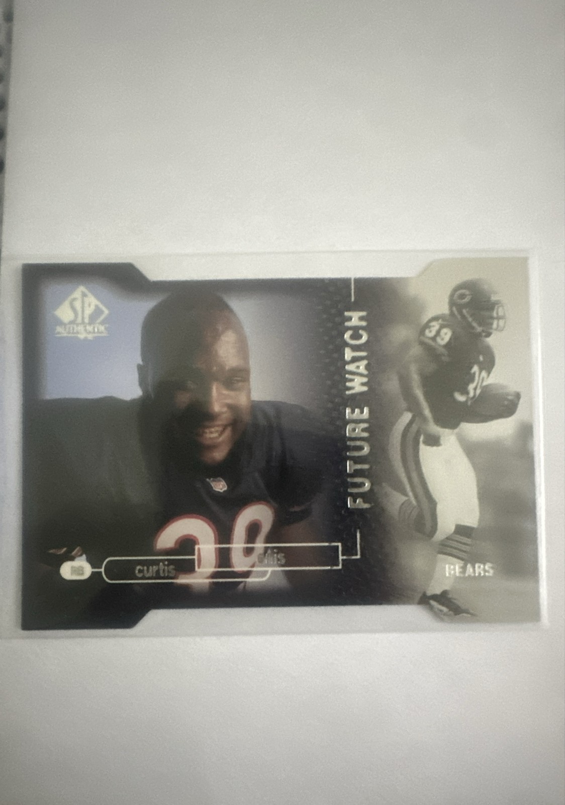 Curtis Enis SP Authentic #7 Die-Cut