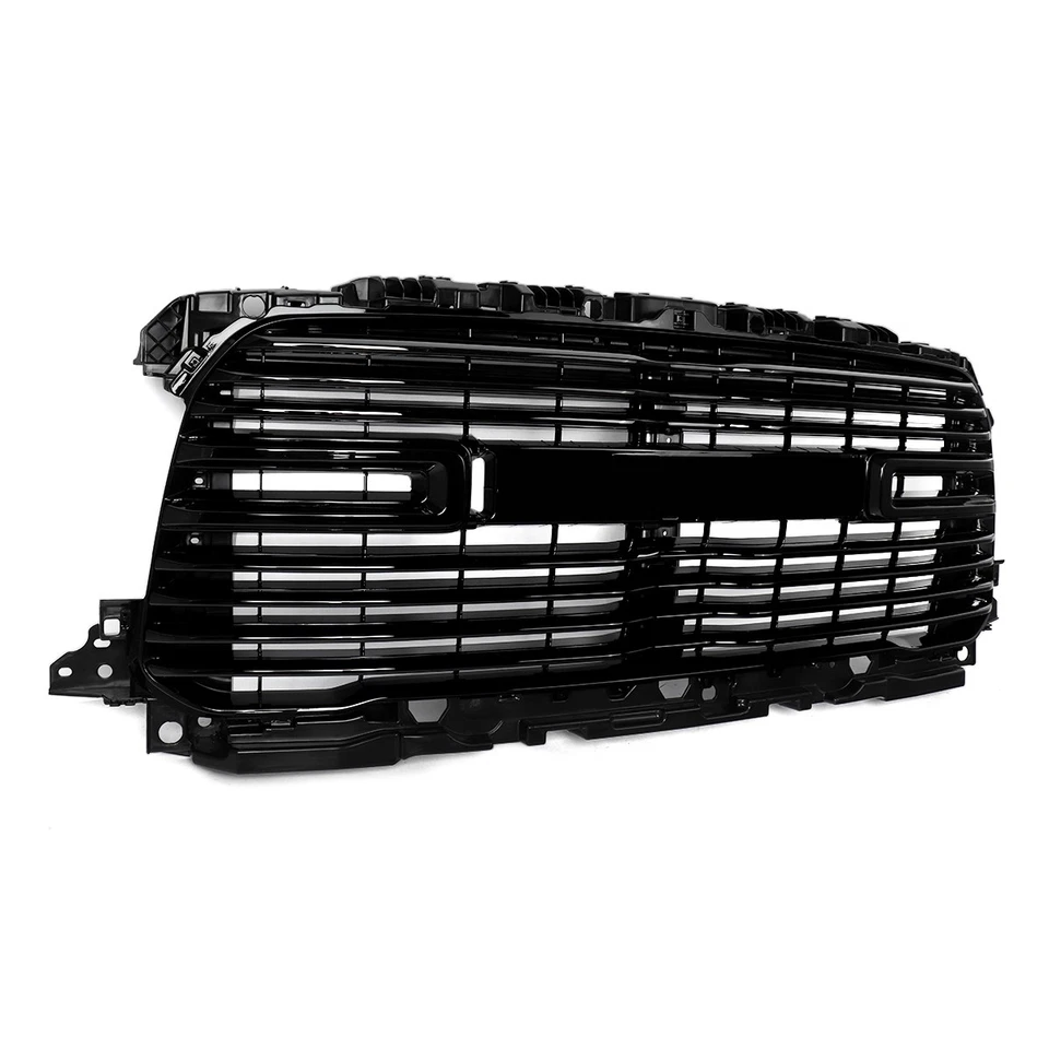 Gloss Black Front Grille Grill Assembly For 2019-2024 Ram 2500 3500 4500 Laramie - Image 3 of 4