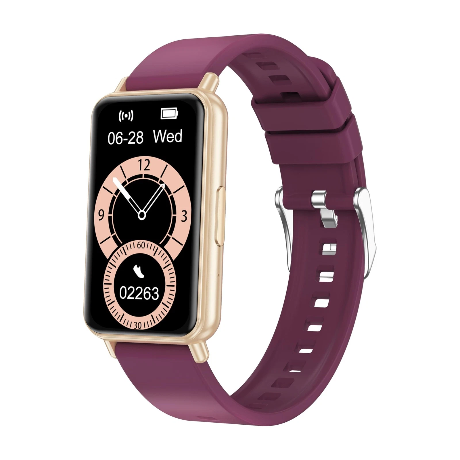 BingoFit Fitness Tracker with Heart Rate, Sleep Monitor and Compact, Purple