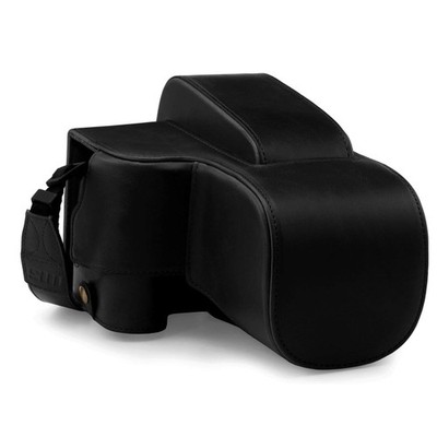 MegaGear Ever Ready Leather Camera Case for Nikon Coolpix P950 Olympus E-M5 III