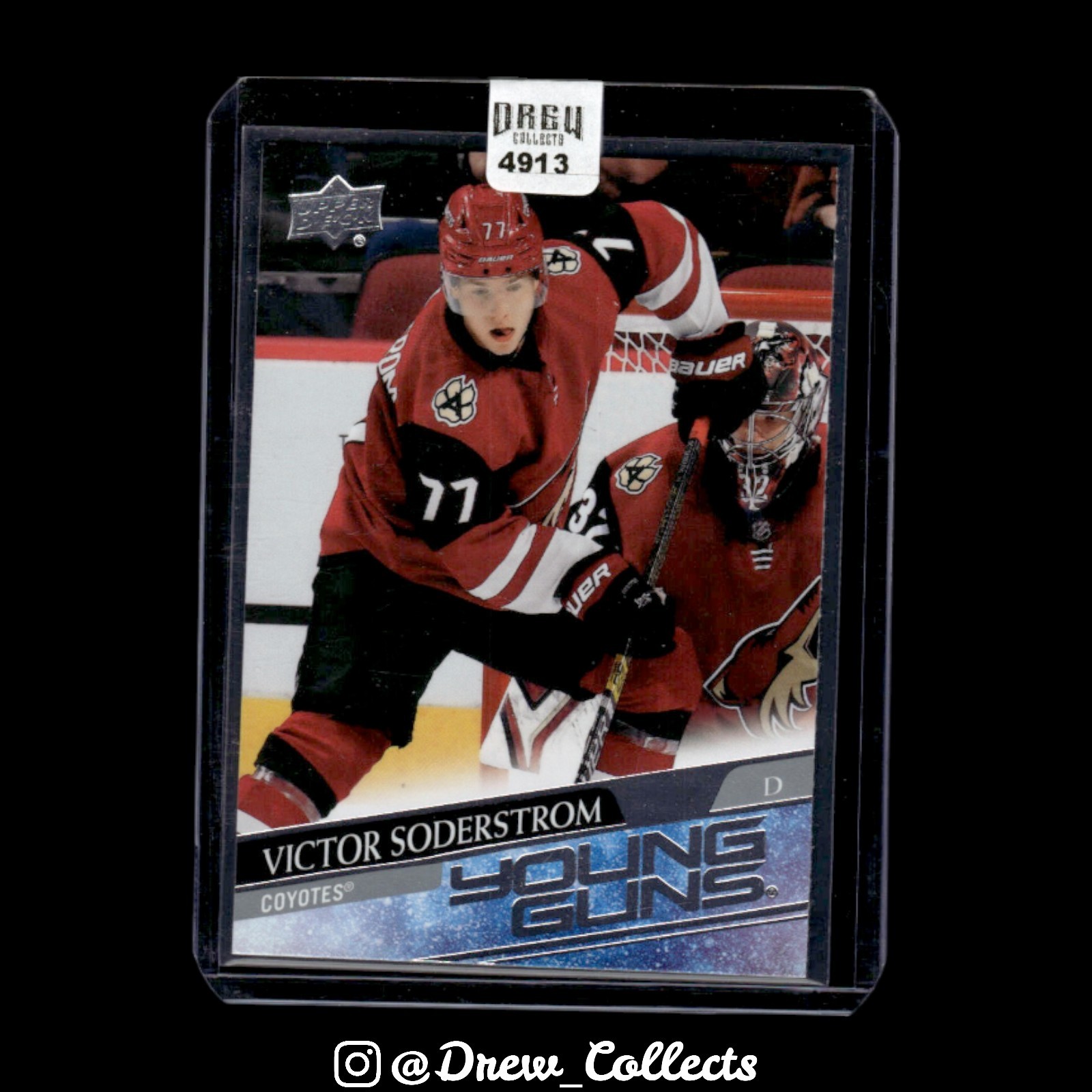 2020-21 Upper Deck #221 Victor Soderstrom Arizona Coyotes Young Guns