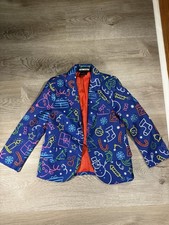 Suitmeister Kids Christmas Blazer Youth Small Holiday Jacket Festive