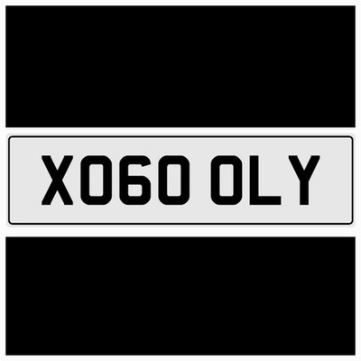 X OLY   OLLY OLIVIA NUMERICAL THEME PRIVATE REGISTRATION NUMBER PLATE XO60 OLY