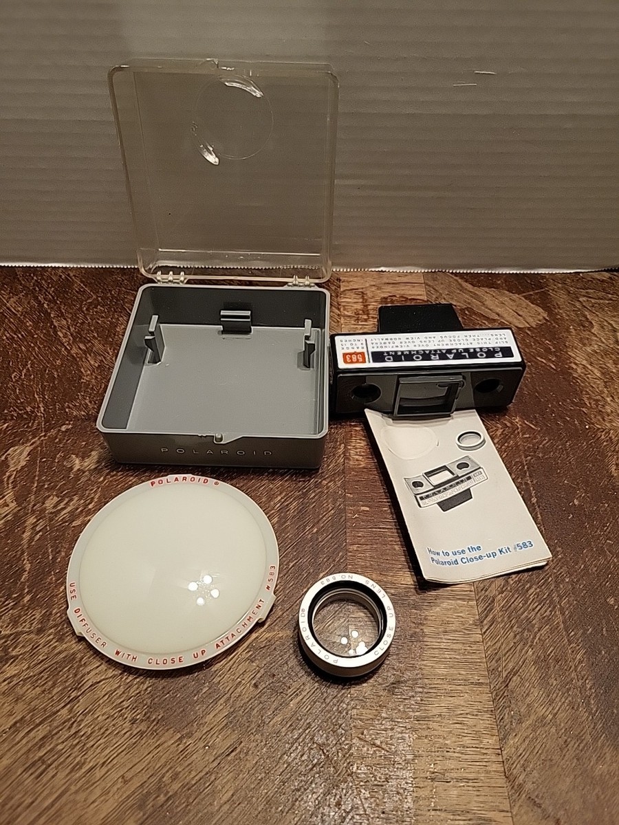 Vintage Polaroid Close-up Kit #583 for Color Pack Cameras Made