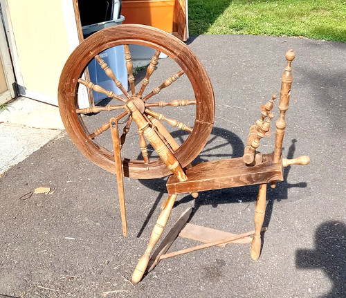 Country Craftsman Spinning Wheel FRANZEK Jr Signed