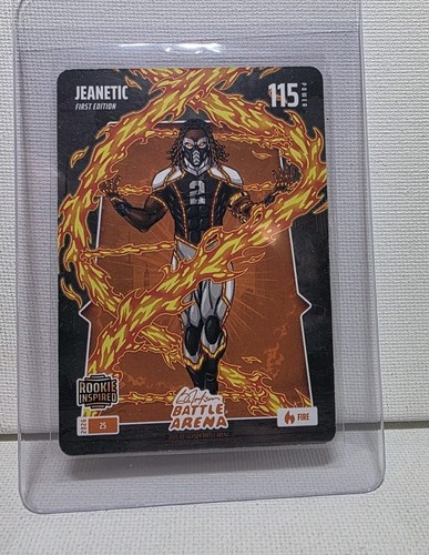 2026 Bo Jackson Battle Arena Jeanetic Ashton Jeanty RC Fire Card 25