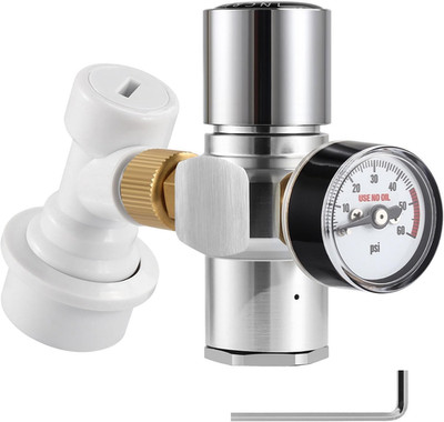 0-60 PSI Mini Keg Regulator CO2 Charger Portable Beer Keg Regulator Mini Barrel