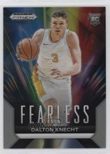 2024-25 Panini Prizm Draft Picks Fearless Silver Prizm Dalton Knecht #22 11ba