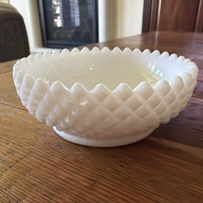 Westmoreland Milk Glass Opaque White English Hobnail 4 1/2'' Nappy Bowl