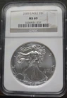 2009 SILVER Eagle, NGC MS69
