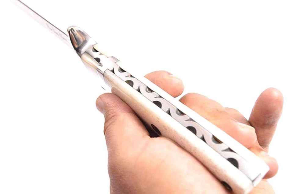 14.2" Base Camp handmade full tang D2 Tool Steel Sub Hilt Fighter Knife HB-1057 - Image 4 of 4