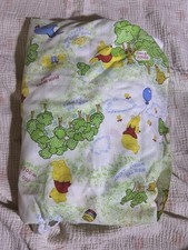 Vintage Winnie The Pooh Crib Fitted Sheet Sears Disney 100 Acre Woods Classic