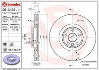 2X Brembo Bremsscheibe Vorderachse U.A. FüR Jaguar, Land Rover