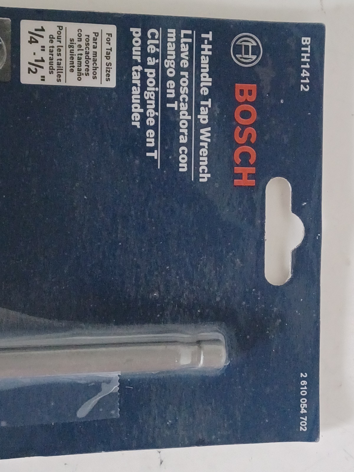 Bosch BTH1412 T-Handle Tap Wrench 1/4" -1/2"