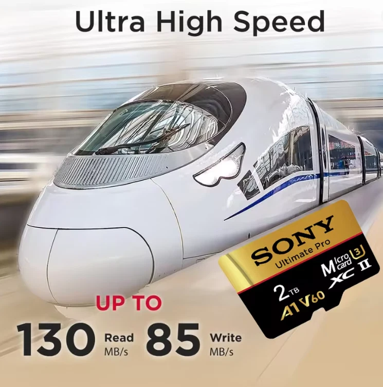 SONY Micro SD Card 2TB 512GB 256GB 128GB TF Memory Card Extreme 1TB U3 4K High - Image 2 of 4