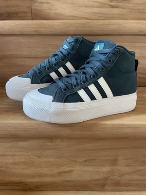 Adidas Bravada 2.0 Mid Platform Arctic Night Teal Womens Size 6 Excellent Cond