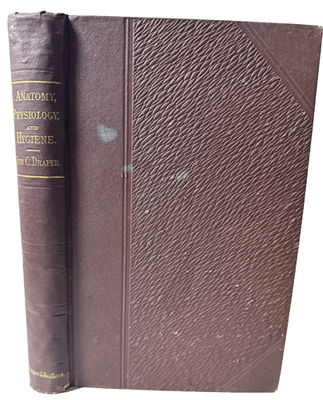 #ad Anatomy Physiology Hygiene School Families Draper 1866 1st Antique Medical Book $499.99